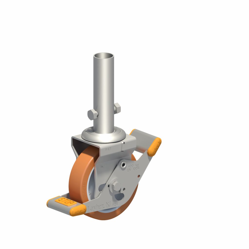 Layher Fahrgerüst Lenkrolle 400 Spindelbar - 2er Set