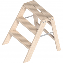 Layher Klappbarer Holzstufentritt 1055