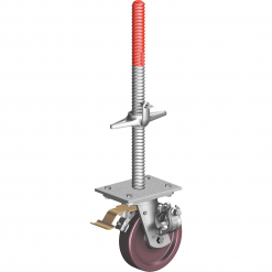 Layher Lenkrolle 1200 mit Halbkupplungen