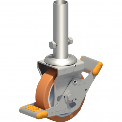 Layher Lenkrolle 400 mit Polyurethan-Belag