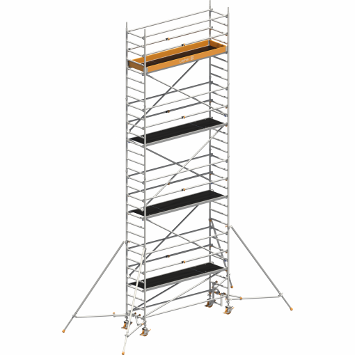 Layher Uni Standard P2 mit Telegeländer & Gerüststütze