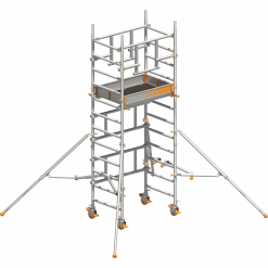 Layher SoloTower P2 Safety mit Doppelgeländer