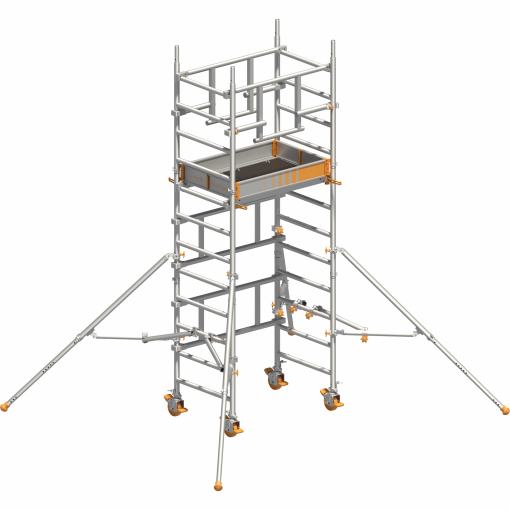 Layher SoloTower P2 Safety mit Doppelgeländer