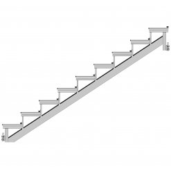 Layher O-Treppenwange