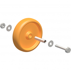 Layher Rad inklusive Achse für Art. 1308150