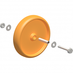 Layher Rad inklusive Achse für Art. 1359201