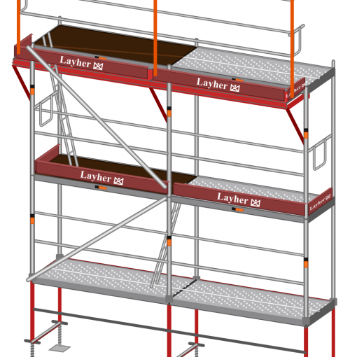 Layher Blitz dachdecker Skizze