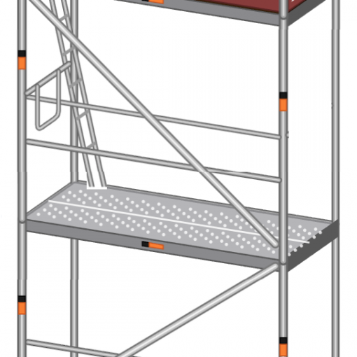 Layher Blitz Universal-Set – Fassadengerüst-Komplettset 16 m²